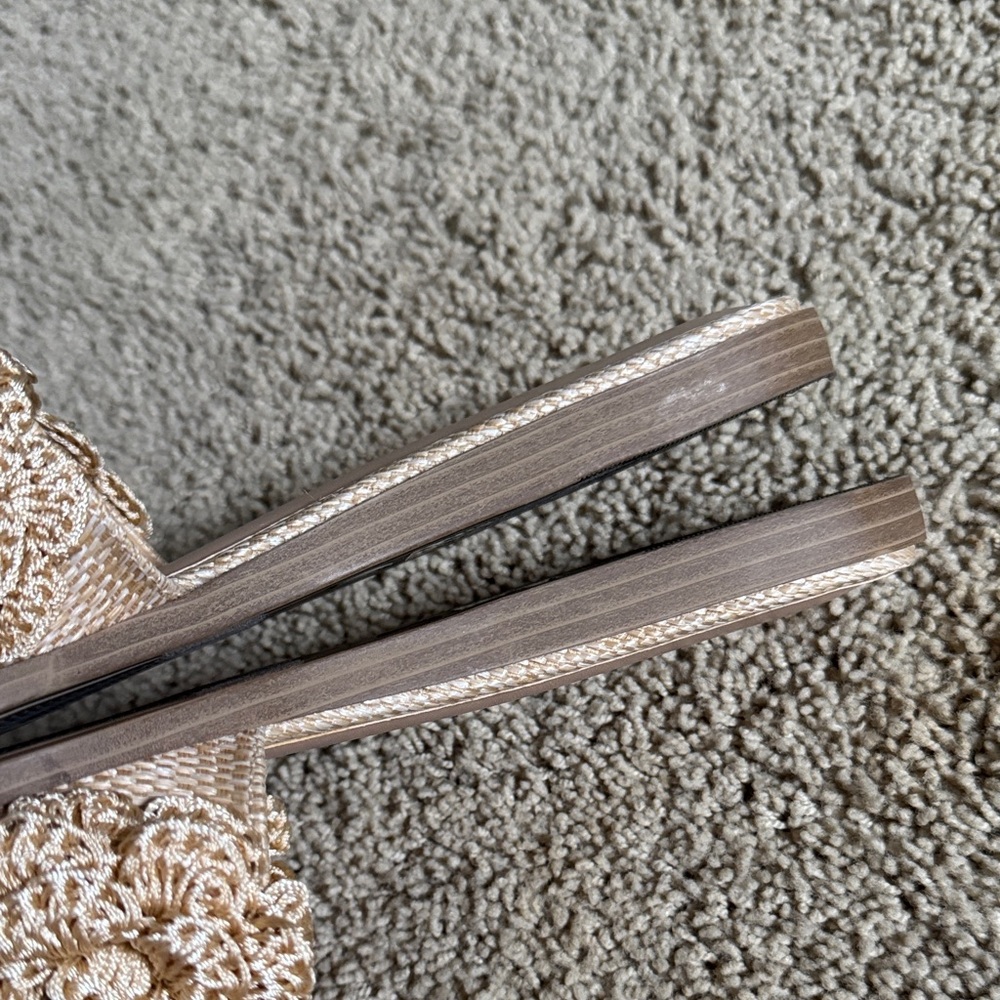 a new day Beige Crochet Floral Slide Mules - Picture 10 of 10